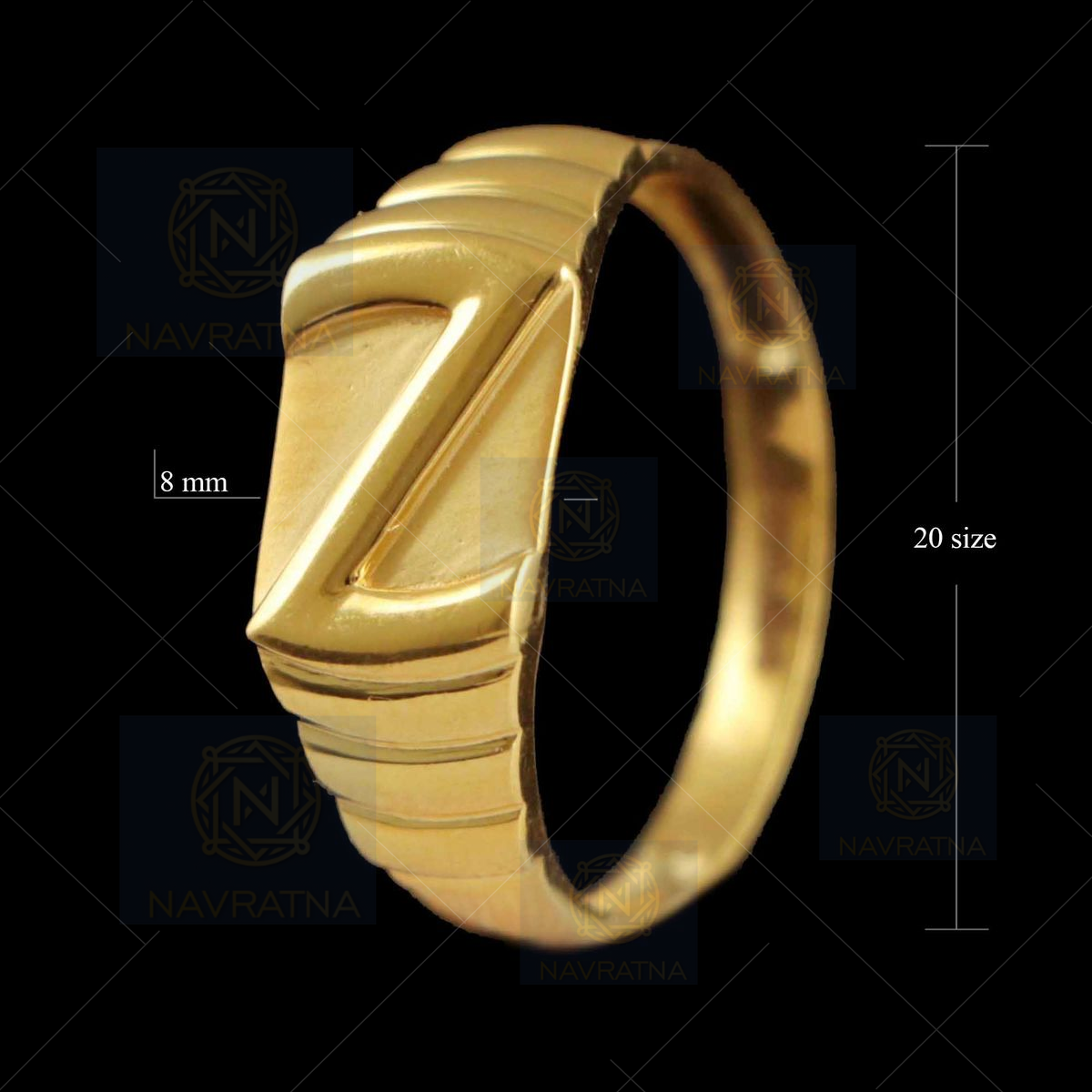 2 Gram Gold Stylish New 2021 Finger Ring Jewellery For Women - African  Boutique