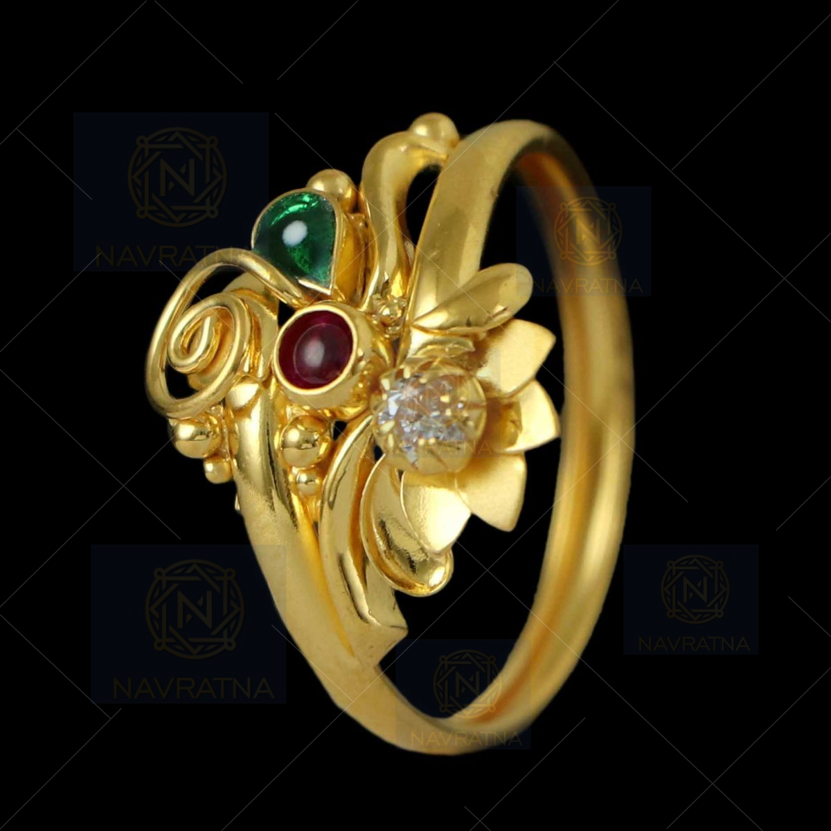 Buy Impon Ring Daily Use One Gram Gold Plated Casting Plain Ring Design