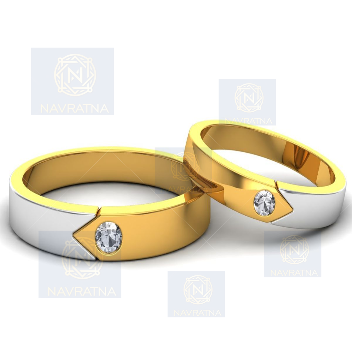 22K Gold Engagement, Wedding, Anniversary Gold Jewelry Man Women Couple Ring  5 | eBay