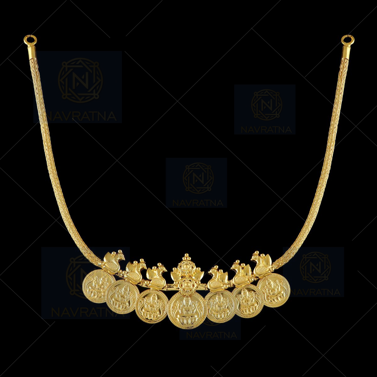 Aquarius Gold Zodiac Coin Necklace