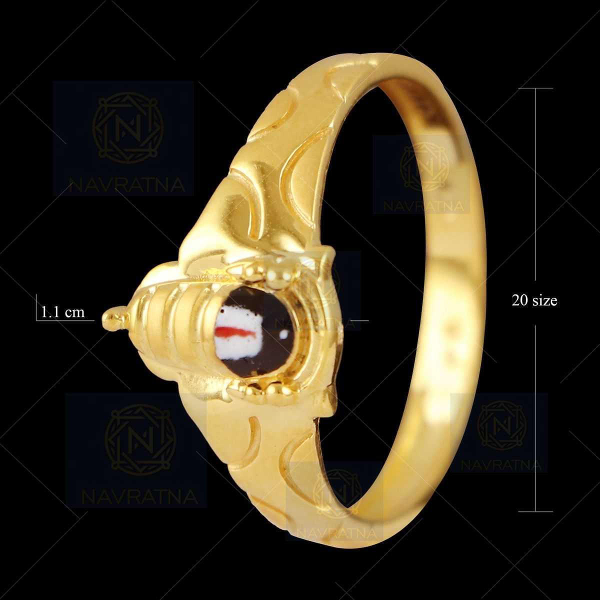 Vaikuntvasa Gold Balaji Ring