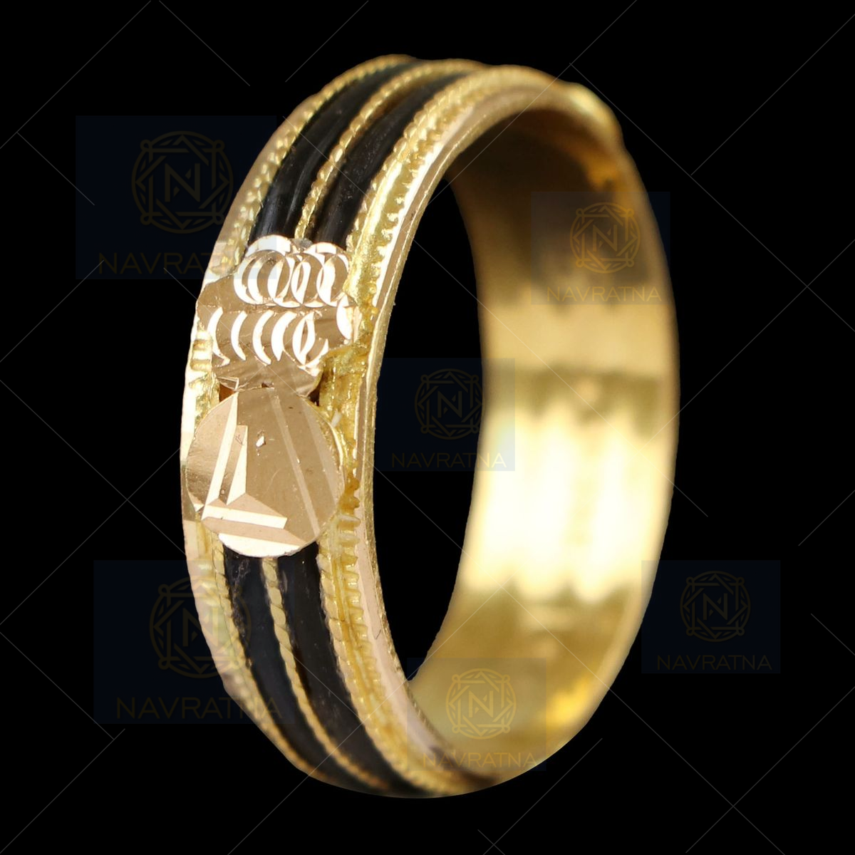 916 Gold Elephant Hair Ring (3 Row) - With SG AVA Permit | Merlin Goldsmith