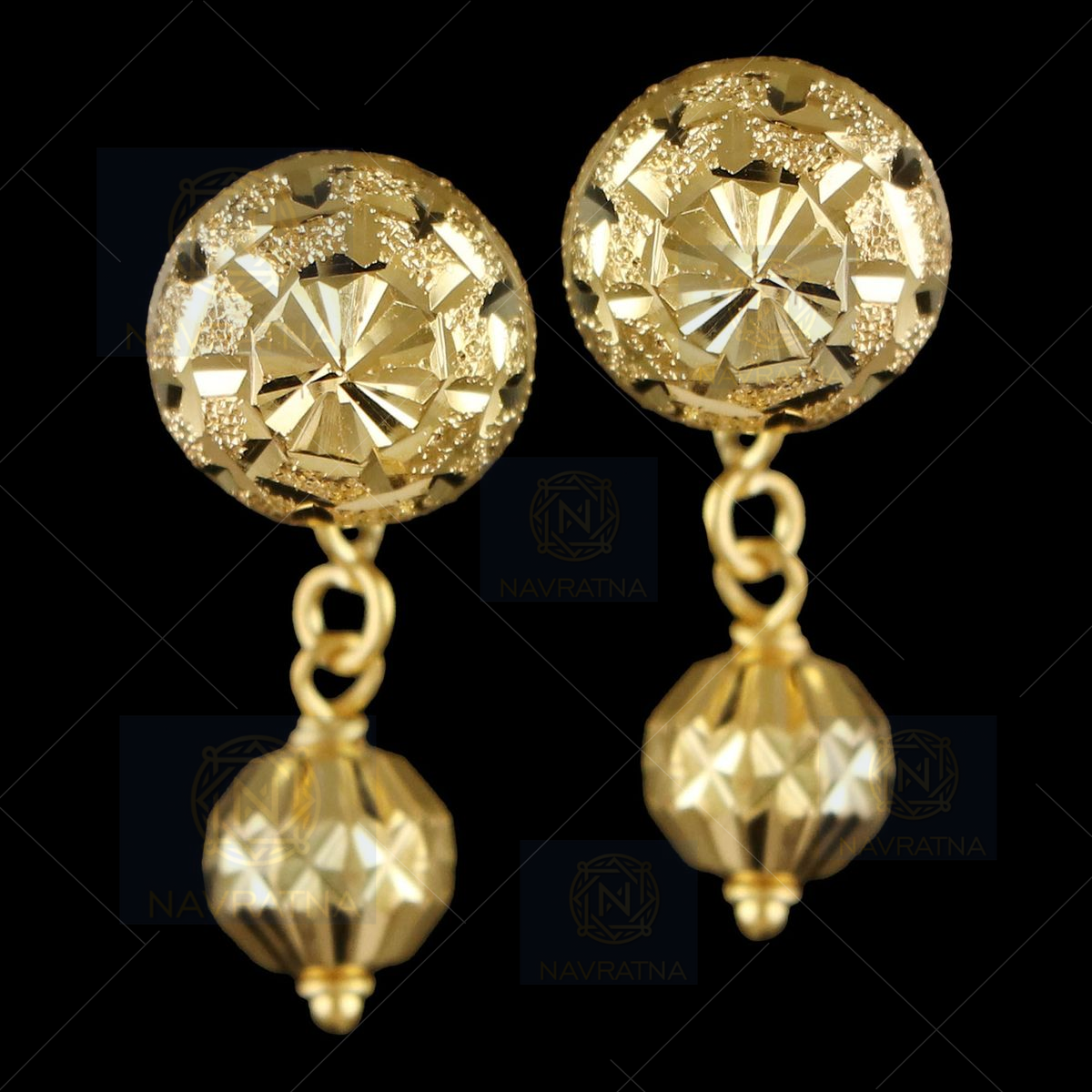 Rosecut Tempus Gems Chalcedony & Polki Diamond Hanging Earring at Rs  36500/piece in New Delhi