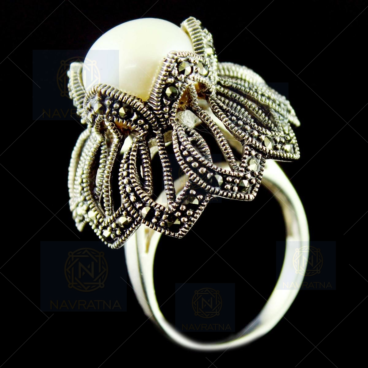 Fashion Oxidized Statement Ring – SL Jewelry Shop