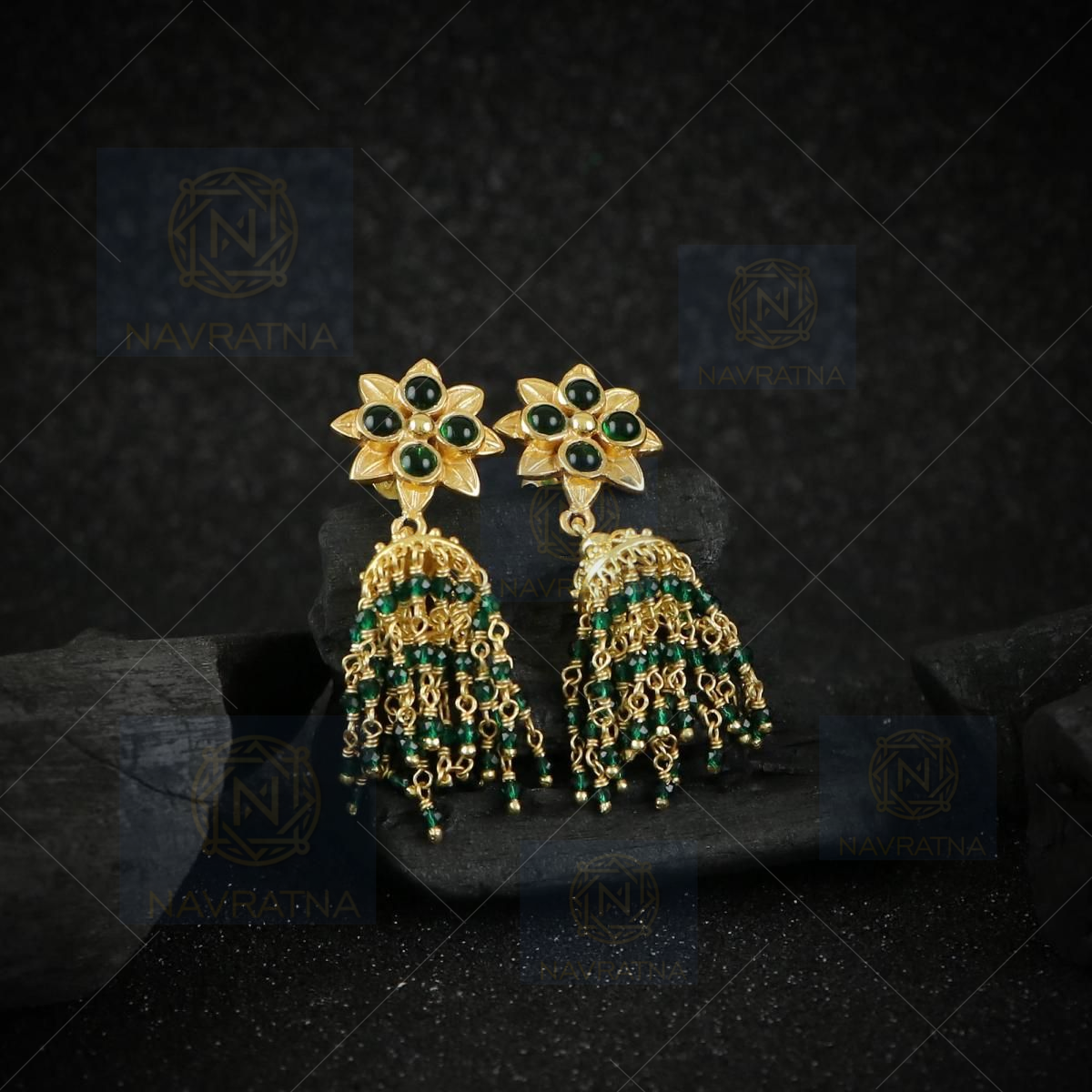 Buy P.N.Gadgil Jewellers Gold Princess Cut Drop Earrings Online At Best  Price @ Tata CLiQ
